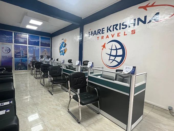 Hare Krishna Travels office in Conakry, Guinea